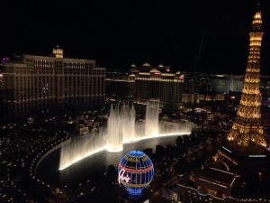 View from our room at Planet Hollywood in Las Vegas